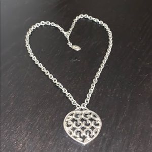 Silver GUESS necklace